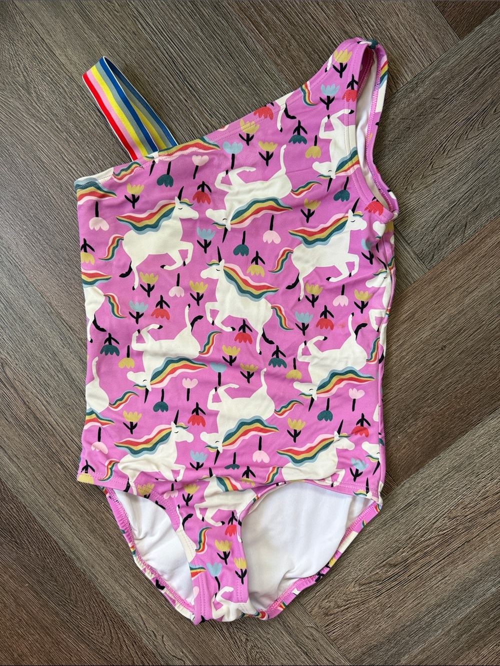 Girls unicorn bathing suit